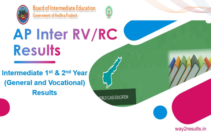 AP Inter Revaluation Results For 1st & 2nd Year Intermediate