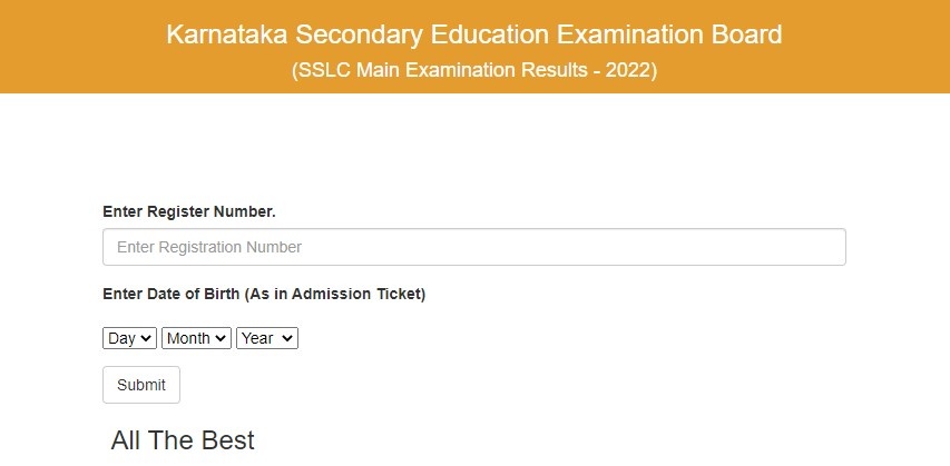 SSLC Result 2022 karnataka