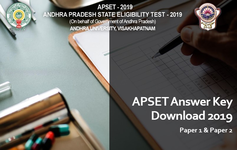 APSET Paper 1 & Paper 2 Answer Key Download 2019