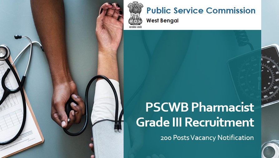 PSCWB Pharmacist Gr III Recruitment 2019