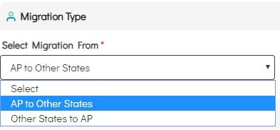 AP Covid 19 Pass Application Migration Form Type