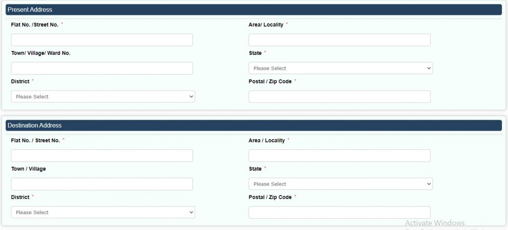 AP ePass Online Application 2021 Screen 3