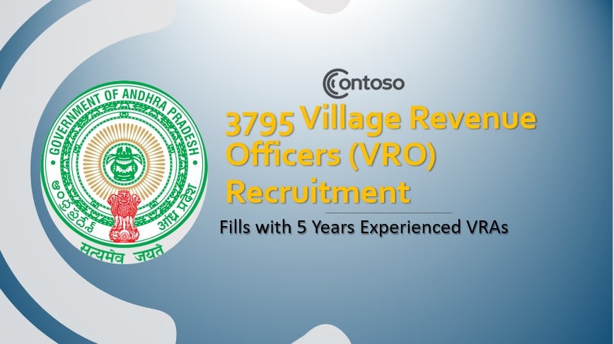 AP 3795 VRO Recruitment 2020 Notification
