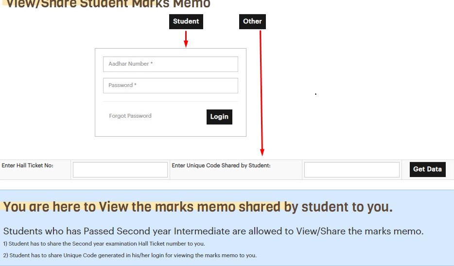 Download AP Inter Marks Memo from DIGILOCKER
