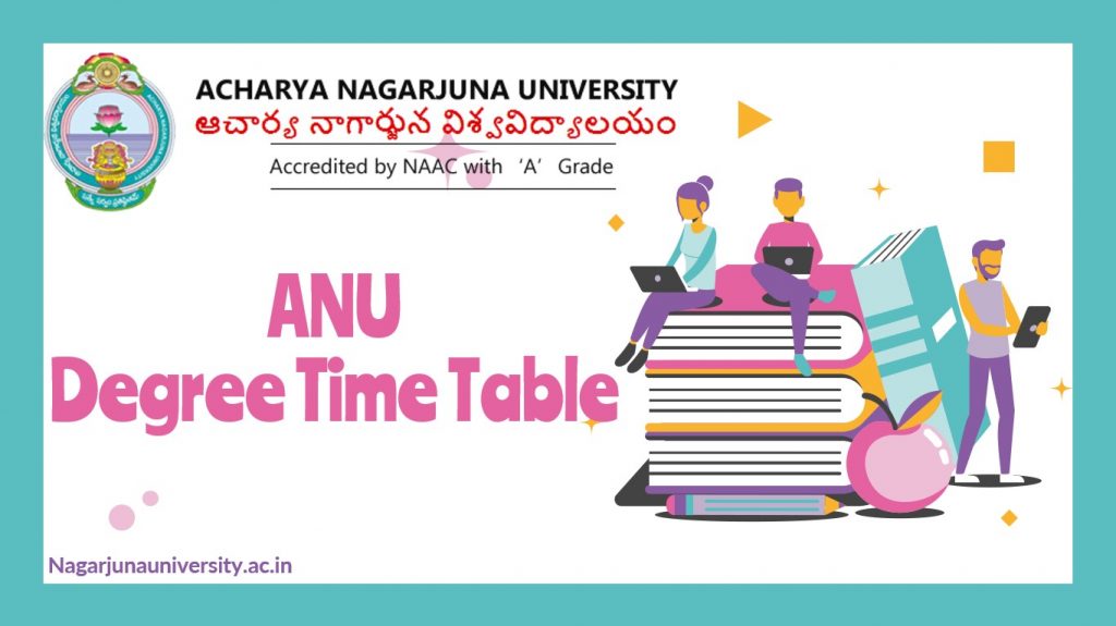 ANU Degree Time Table