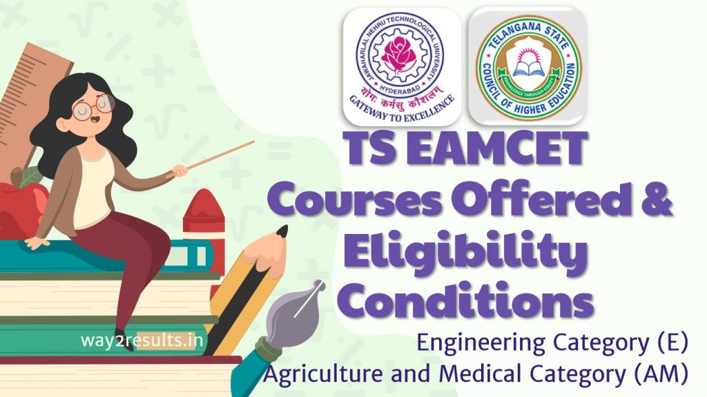TS EAMCET Courses Eligibility