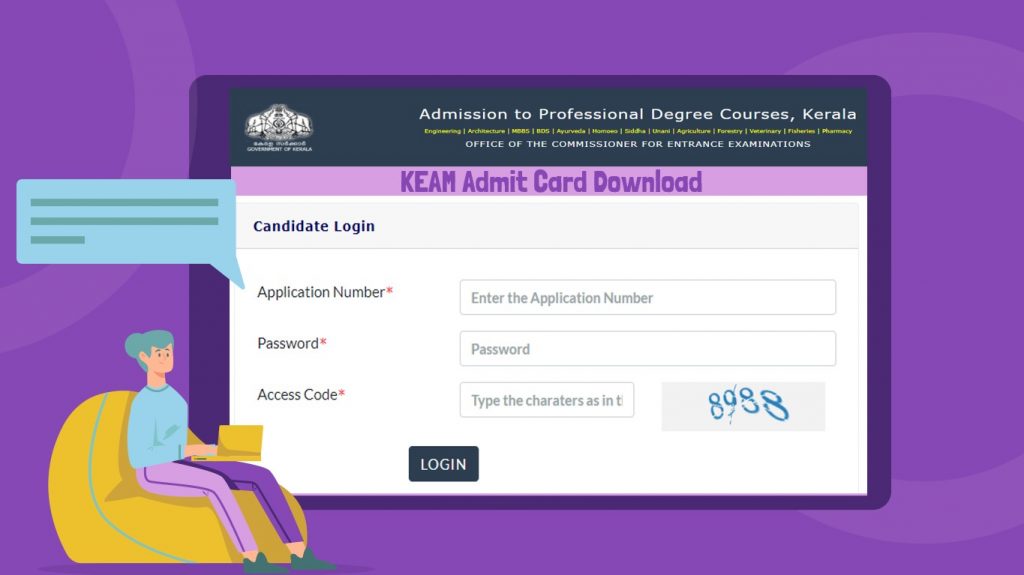 KEAM Admit Card Download