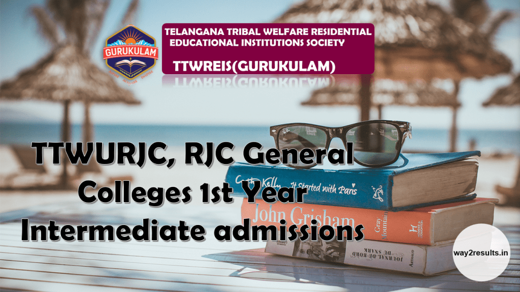 TS Tribal Welfare RJC Inter Admissions
