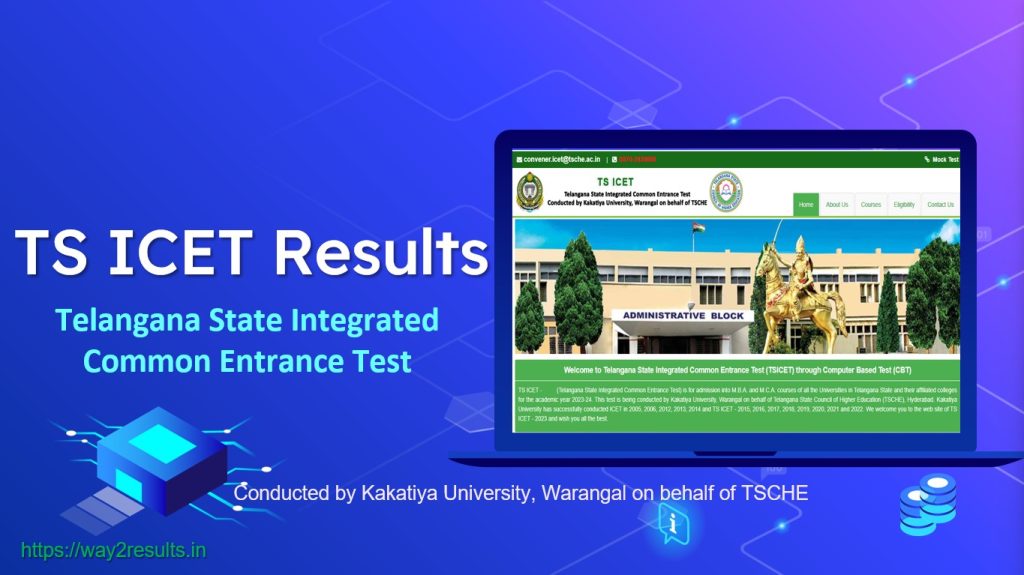 TS ICET Results, Rank Card Download