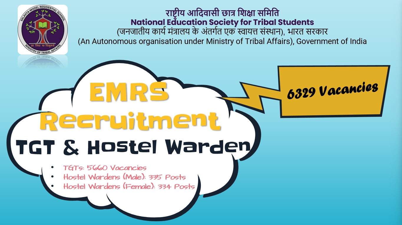 Emrs 6329 Tgts Hostel Wardens Recruitment 2023 Esse Exam