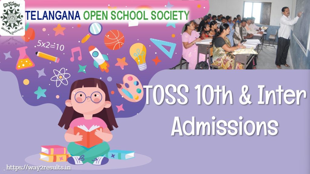 TOSS 10th & Inter Admissions